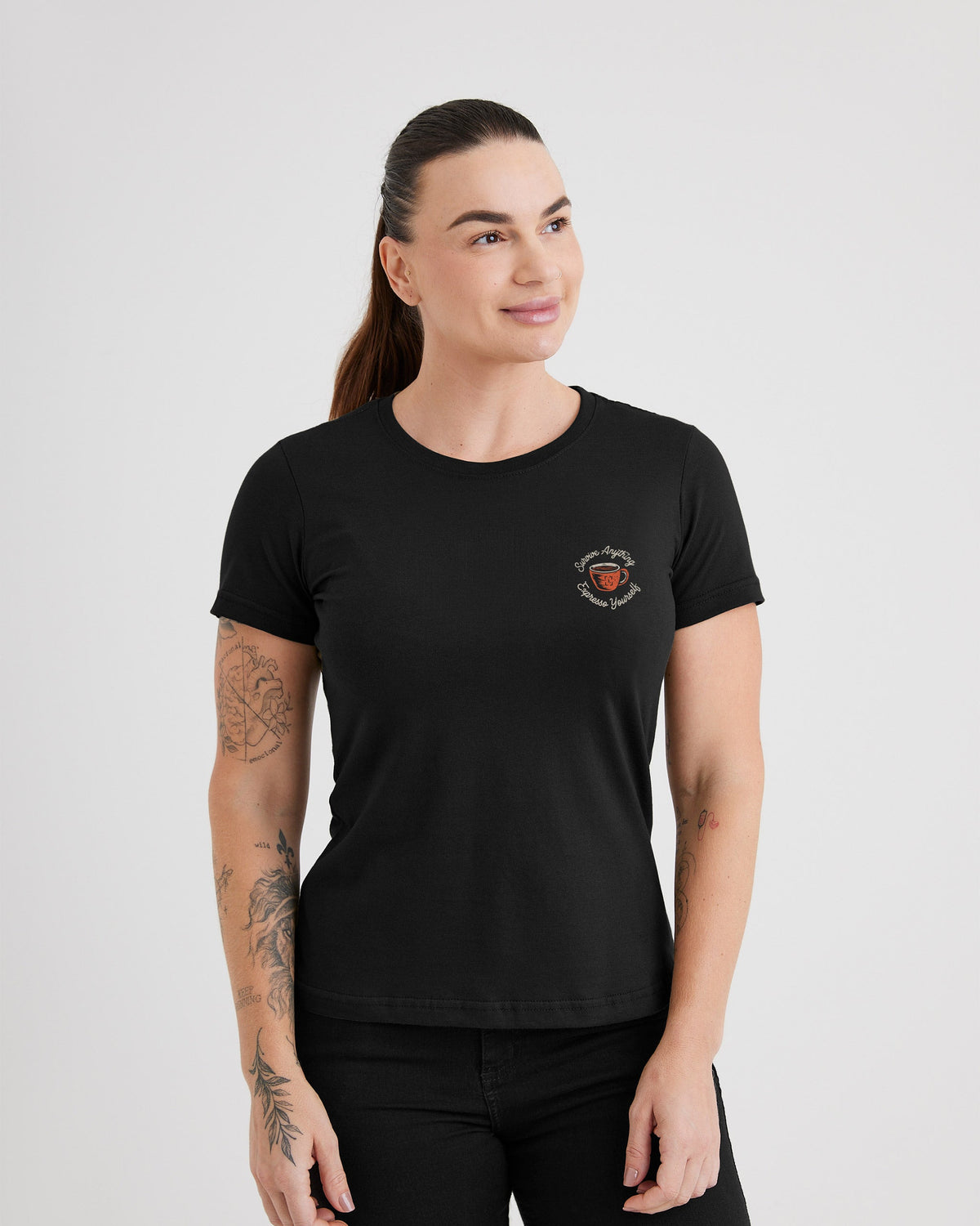 Camiseta Concept Expresso Yourself Feminina - Preta