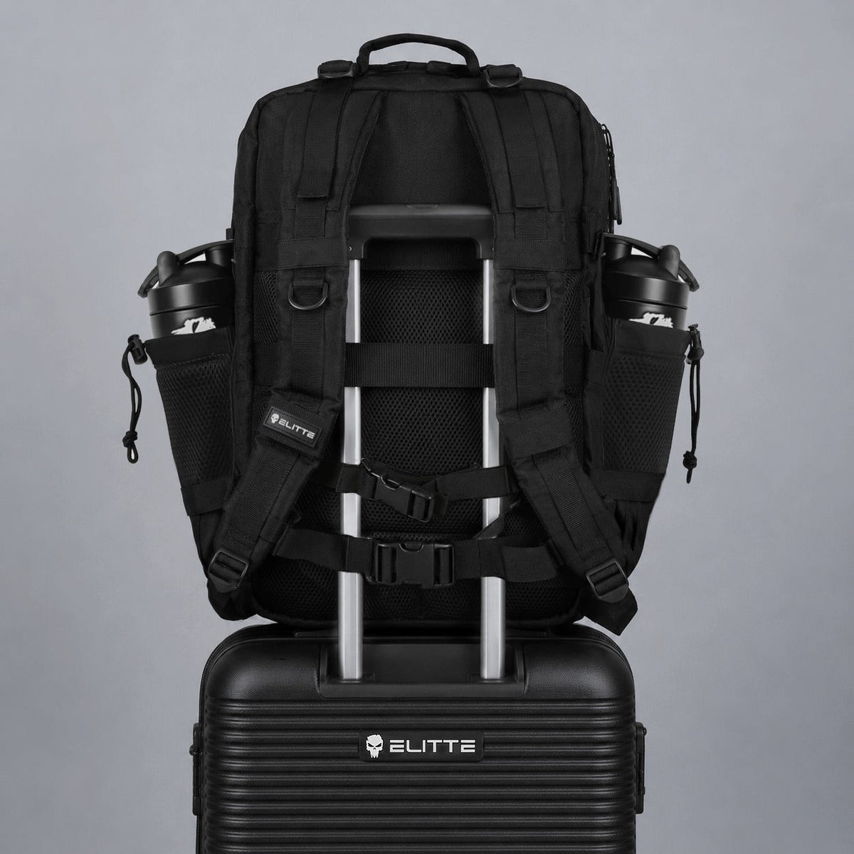 Mochila Elitte Outdoor (50L) - Branca/Preta