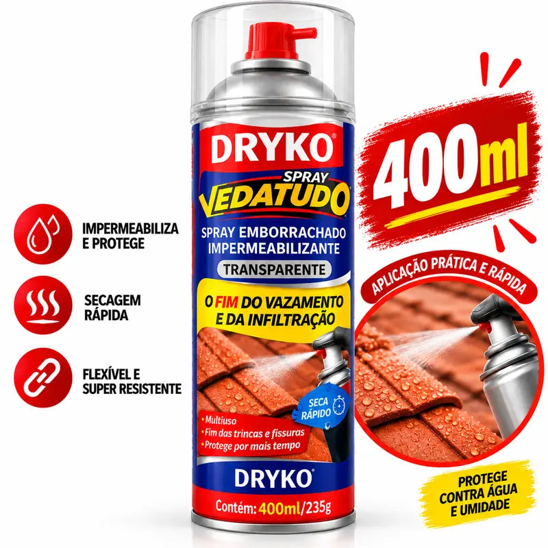 Borracha Líquida VedaTudo – Spray de Vedação