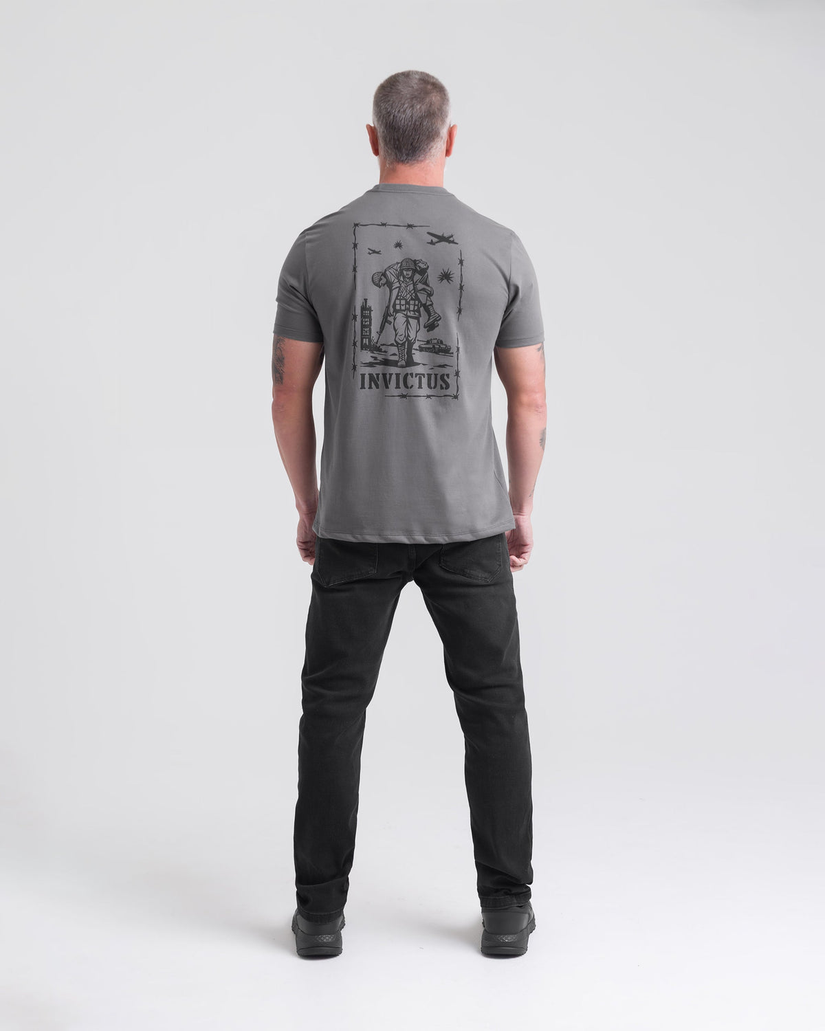 Camiseta Concept Brotherhood 10 Anos - Chumbo
