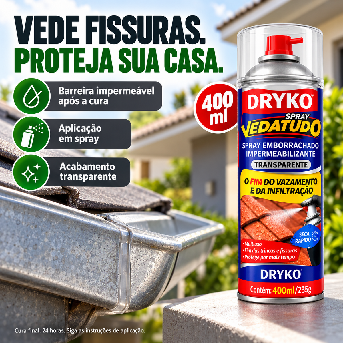 Borracha Líquida VedaTudo – Spray de Vedação